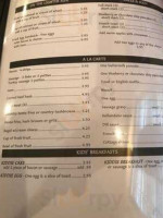 Appleton's Cafe menu