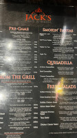 Caktus Jack's Steakhouse menu