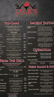 Caktus Jack's Steakhouse menu