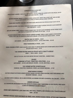 The Corner Bistro Wine menu