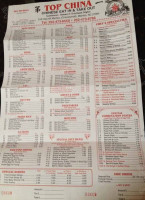 Top China menu