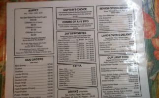 Jays Seafood Incorporated menu