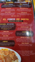 El 5 De Mayo Mexican menu