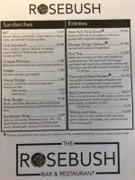 Rosebush menu