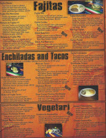 Medrano's Mexican menu
