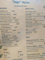 Marco's Pub Eatery menu