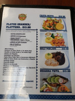 Taco Rico menu