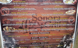 Sonora Grill menu