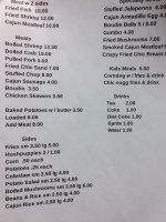 Heath's Crawfish menu