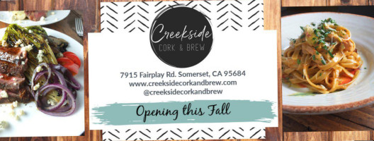 Creekside Cork Brew food