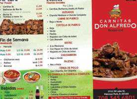 Carnitas Don Alfredo Original Melrose Park food