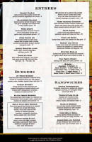 Dimple's Lounge menu