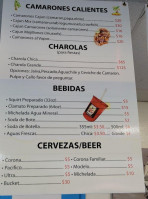 Mariscos El Nacho menu