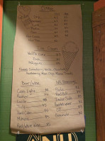 Outfitters menu