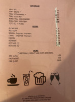 Ocha Thai menu