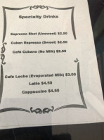 Rae Rae's menu