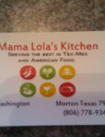 Mama Lola's Kitchen food