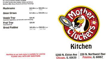 Mother Cluckers Kitchen Palatine menu