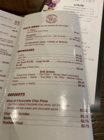 Carbone's Pizza menu