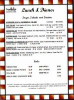 Grandbelly's Country Cafe menu