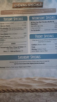 Montrose Sandbar menu