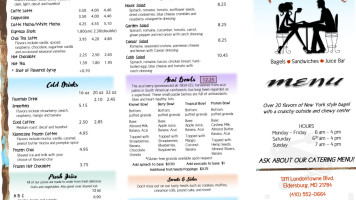 Kismet Cafe Go menu