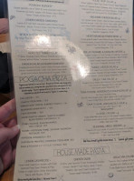 Pogacha Restaurant Bar menu