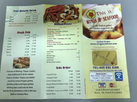 This Is Wings Seafood menu