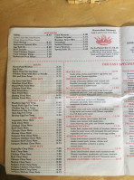 Far East menu