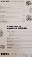 Redbones Inc. menu