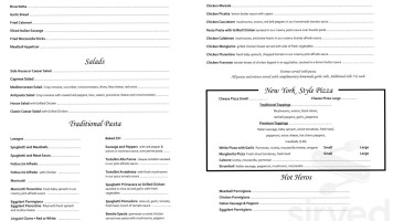 Fusion Mediterranean Grill menu