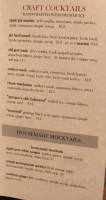 Apropoe's menu