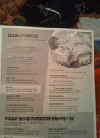 Solea Mexican Grill menu
