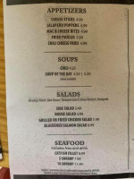 Jasper County Wing Shack menu