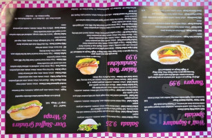 Walts Lunch Box Grill menu