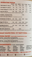 Cassano's Pizza King menu