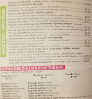 El Merendon Latino menu