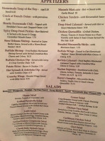 Davey's Irish Pub menu