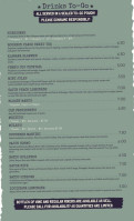 Pearl Eatery Drinkery menu