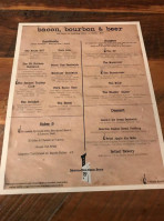 Bacon Bourbon And Beer menu
