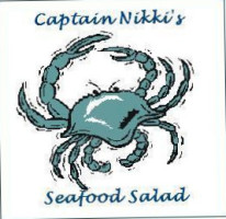 Captain Nikki's Seafood Salad inside