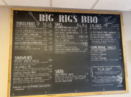 Big Rig’s Bbq menu