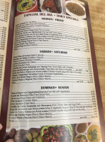 Juana's menu