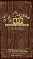 La Cazona Mexican food