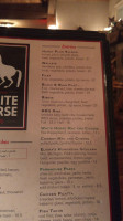 White Horse Inn menu