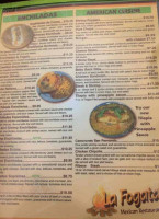 La Fogata menu