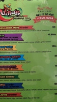 Vita's Taqueria menu