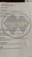 Honeycomb Grill menu