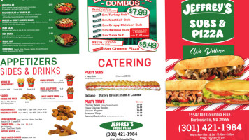 Jeffrey’s Subs And Pizza food