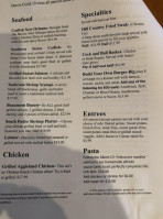 Prime Cut Steakhouse menu